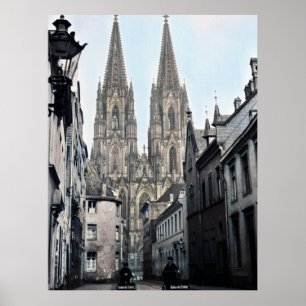 Póster Iglesia Catedral de San Pedro Colonia Alemania 191