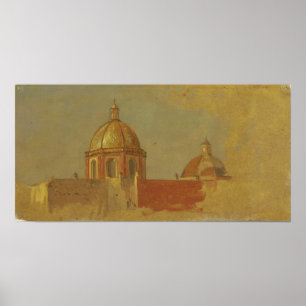 Póster Iglesia - Colombia o techos de Ecuador 1853