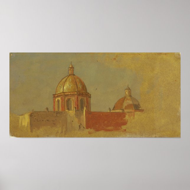 Póster Iglesia - Colombia o techos de Ecuador 1853 (Frente)