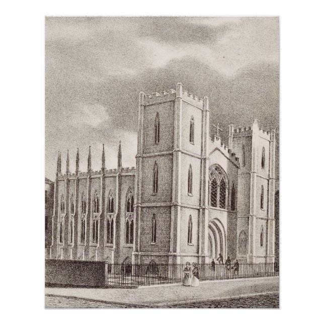 Póster Iglesia cristiana medieval (Anverso)