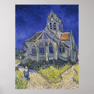 Póster Iglesia de Auvers