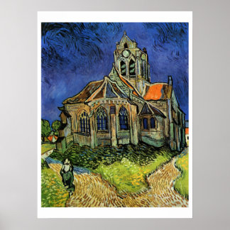 Póster Iglesia de Auvers, El