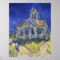 Iglesia de Auvers Vincent Gogh