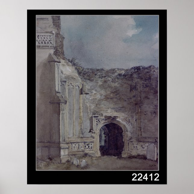 Póster Iglesia de Bergholt Oriental (Frente)