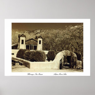 Póster Iglesia de Chimayo, Nuevo México