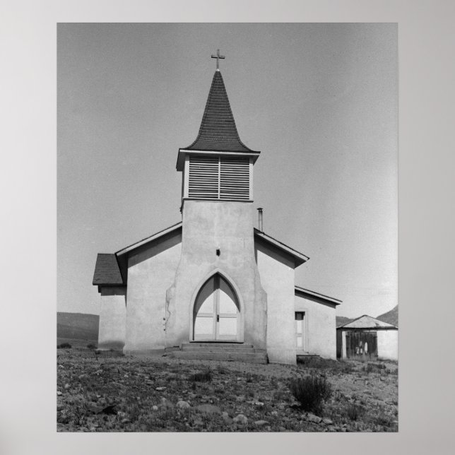 Póster Iglesia de Cimarrón (Frente)