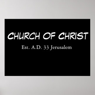 Póster Iglesia De Cristo (est.)