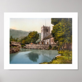 Póster Iglesia de Grasmere, Lake District England