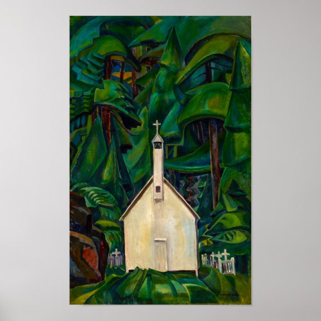 Póster Iglesia de la India | Emily Carr | (Frente)