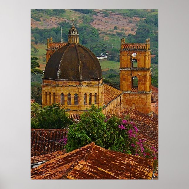 Póster Iglesia de la Inmaculada Concepción Impresa enmarc (Frente)