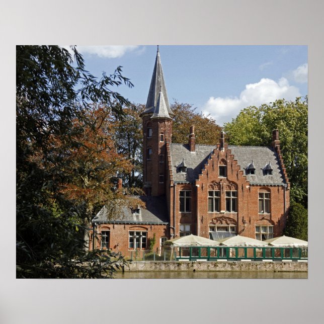 Póster Iglesia de ladrillo en Minnewater (Frente)