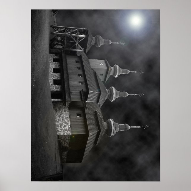 Póster Iglesia de los Cárpatos (Frente)