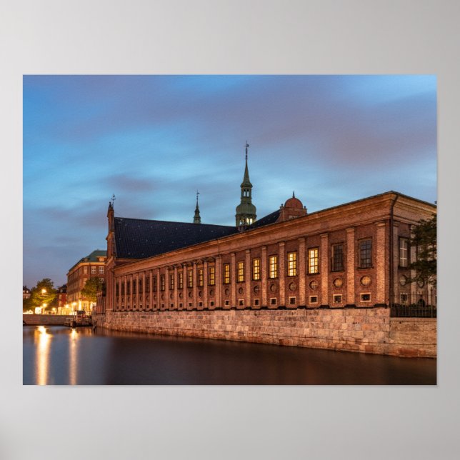 Póster Iglesia de los Holmens Copenhague Dinamarca (Frente)