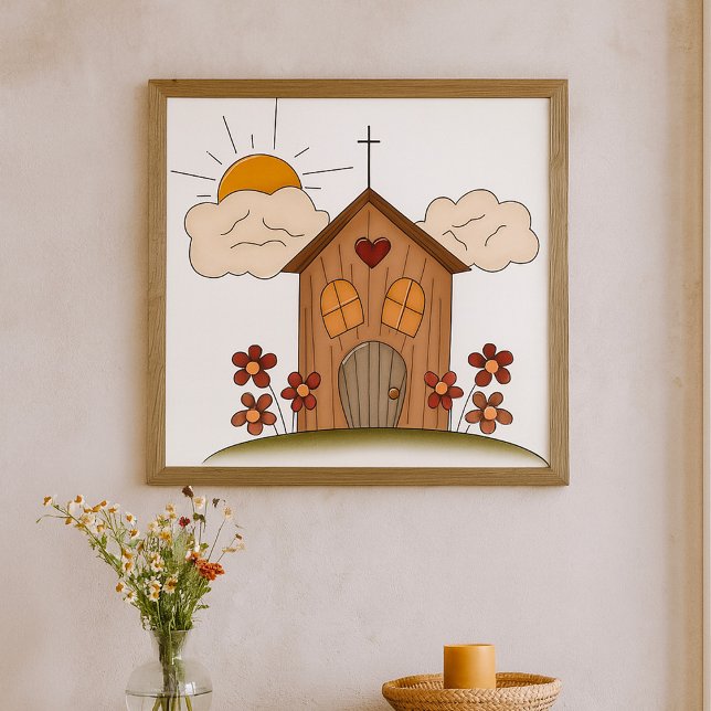 Póster Iglesia de madera (Subido por el creador)