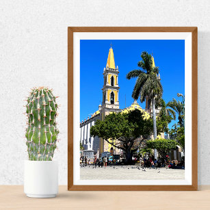 Póster Iglesia de Mazatlán