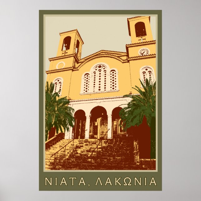 Póster Iglesia de NIata (Frente)
