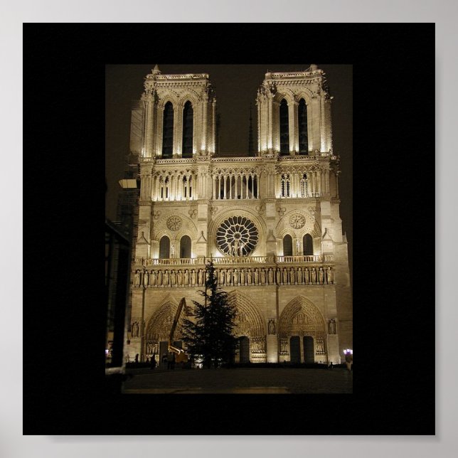 Póster Iglesia de Notre Dame Poster (Frente)