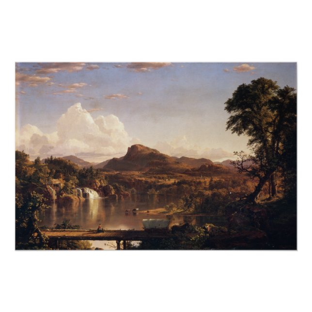 Póster Iglesia de Nueva Inglaterra de Frederic Edwin (Anverso)