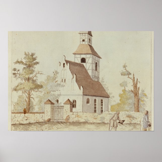 Póster Iglesia de Pankow, Berlín (Frente)