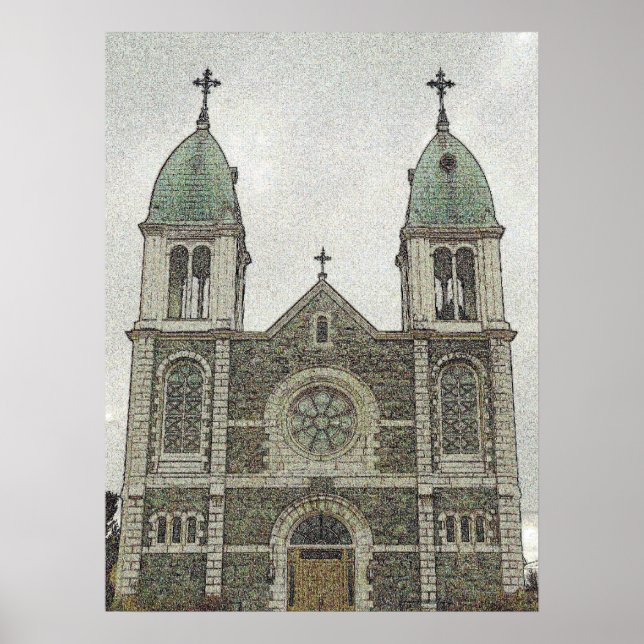 Póster Iglesia de piedra (Frente)