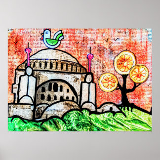 Póster Iglesia de Pollo