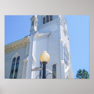 Póster Iglesia de Sainte Anne, Isla Mackinac, Michigan