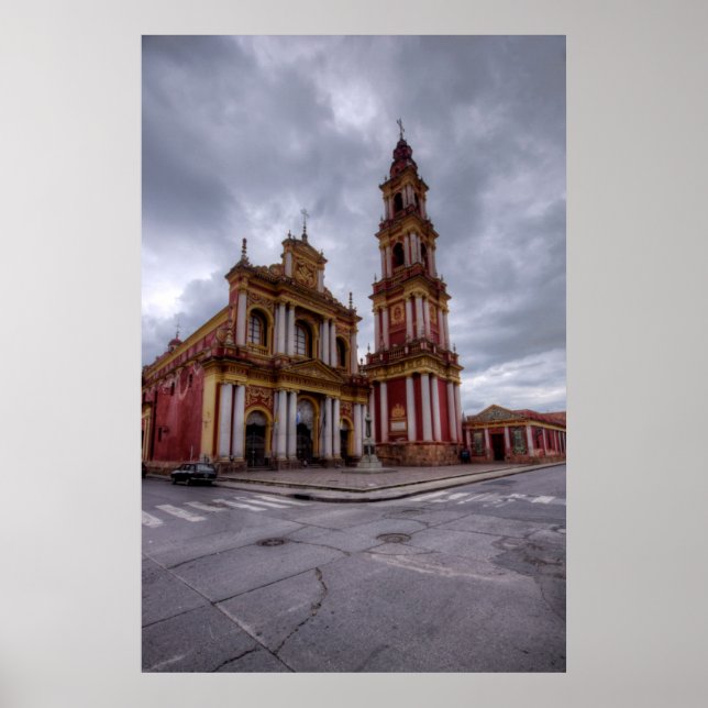 Póster Iglesia De San Francisco En Salta (Frente)