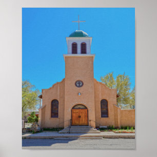 Póster Iglesia de San José, Cerrillos, Nuevo México