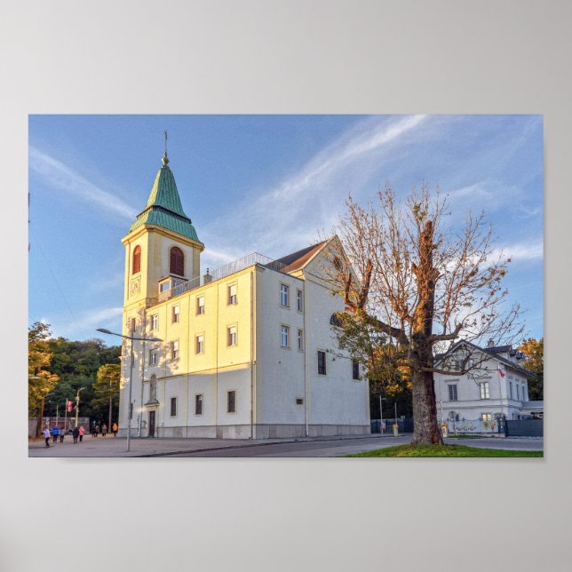 Póster Iglesia de San José, Kahlenberg, Austria (Frente)