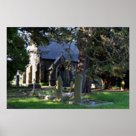 Póster Iglesia de San Juan Bautista, Rogerstone