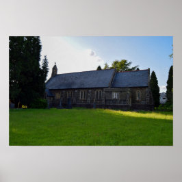 Póster Iglesia de San Juan Bautista, Rogerstone