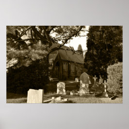 Póster Iglesia de San Juan Bautista, Rogerstone