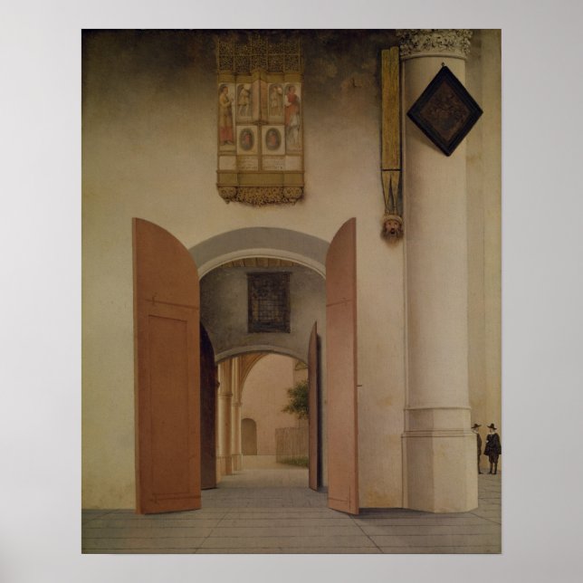 Póster Iglesia de San Laurens, Alkmaar, 1661 (Frente)