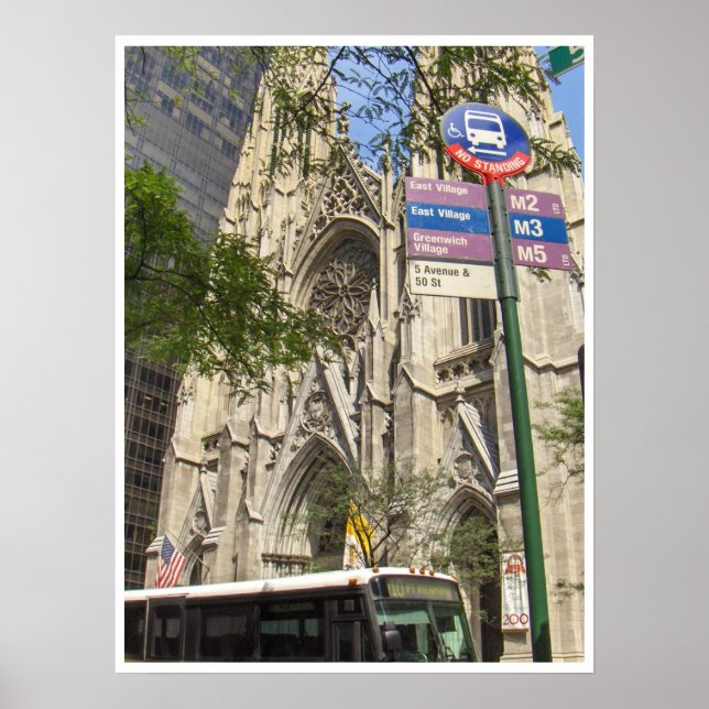Póster Iglesia de San Patricio (Frente)