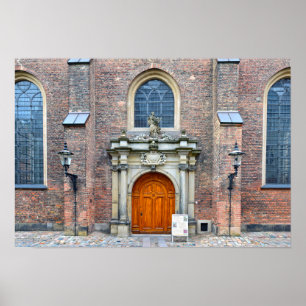 Póster Iglesia de San Pedro, Copenhague, Dinamarca