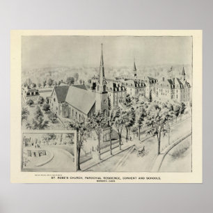 Póster Iglesia de San Rosa, Mérida