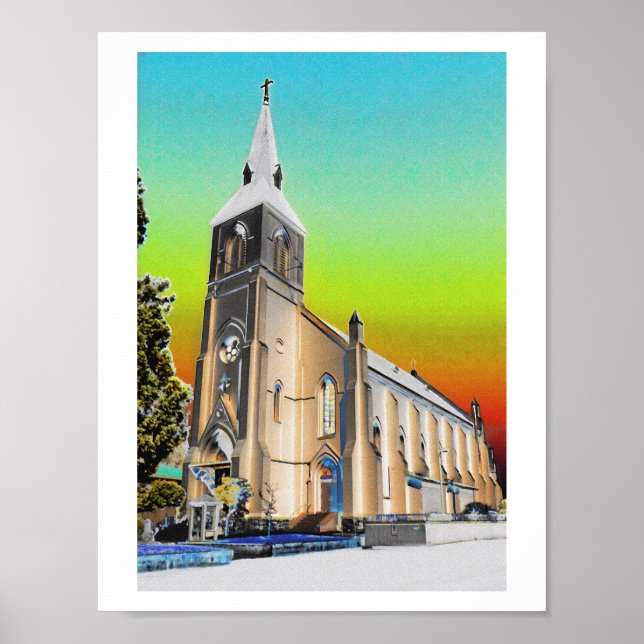 Póster Iglesia de Santa Cruz (Frente)