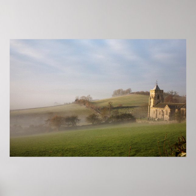 Póster Iglesia de Santa María Crosthwaite (Frente)