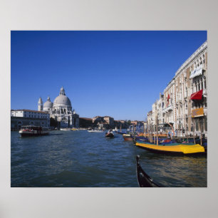 Póster Iglesia de Santa Maria della Salute y Grand