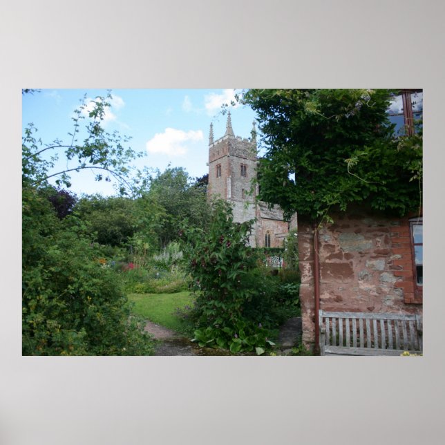 Póster Iglesia de Santo Tomás de Canterbury, Cothelstone, (Frente)