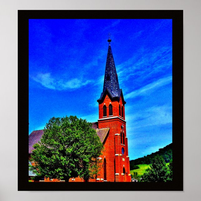 Póster Iglesia del campo (Frente)