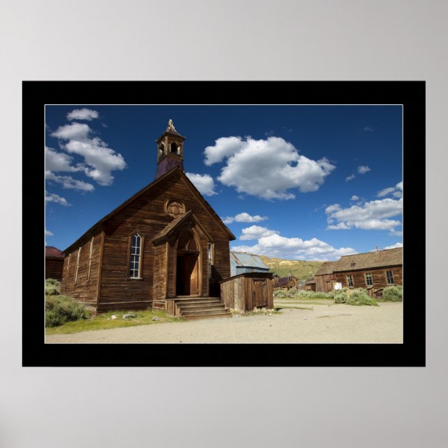 Póster Iglesia del pueblo fantasma (Frente)