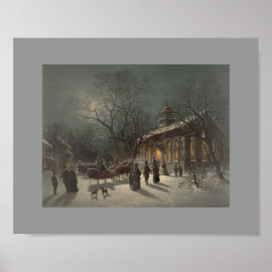 Póster Iglesia el Nochebuena