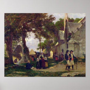 Póster Iglesia en Bretaña