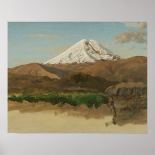 Póster Iglesia Frederic Edwin - Estudio del Monte Chimbor