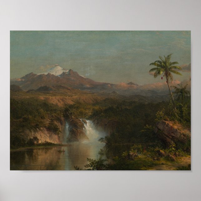 Póster Iglesia Frederic Edwin - Vista de Cotopaxi (Frente)