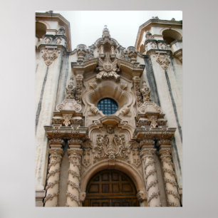 Póster iglesia histórica de san diego