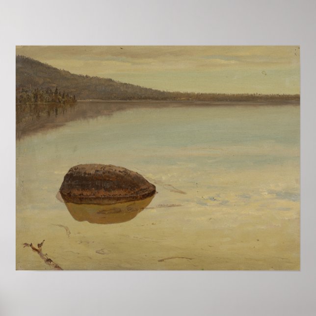 Póster Iglesia - Lago Katahdin 1870 (Frente)