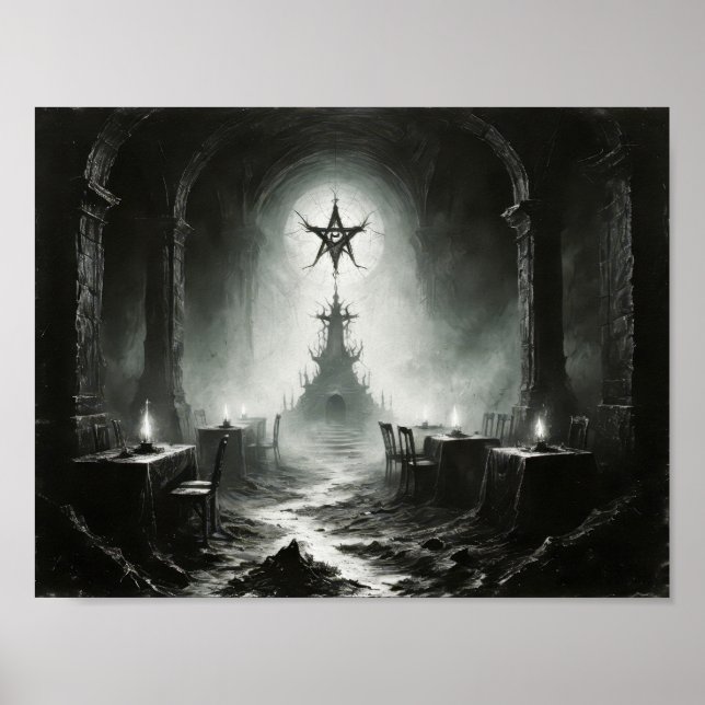 Póster Iglesia maldecida del mal (Frente)