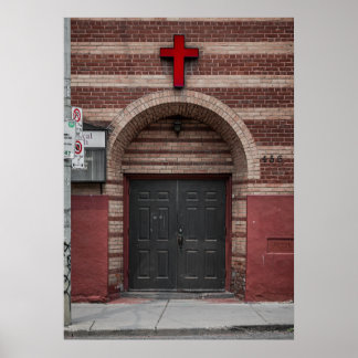 Póster Iglesia Metodista del Este de King Street No 5 Col